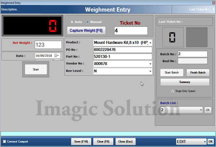 Weightman Software for Weighing Scales