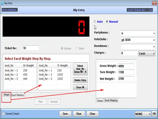 Axcel Weighbridge Software